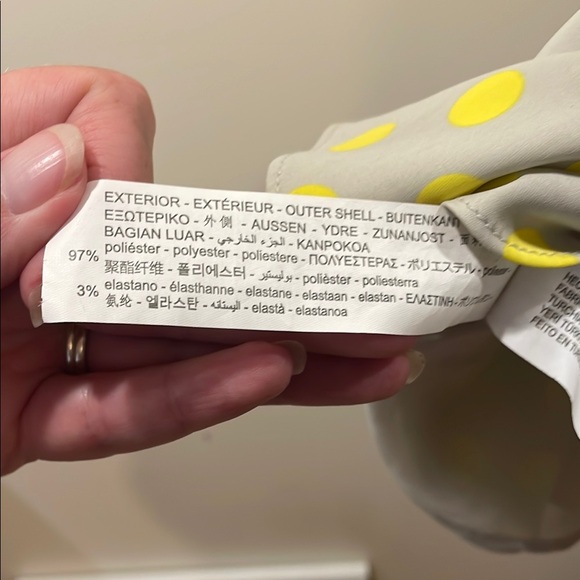 Zara Yellow Polka Dot Camisole - Picture 7 of 7